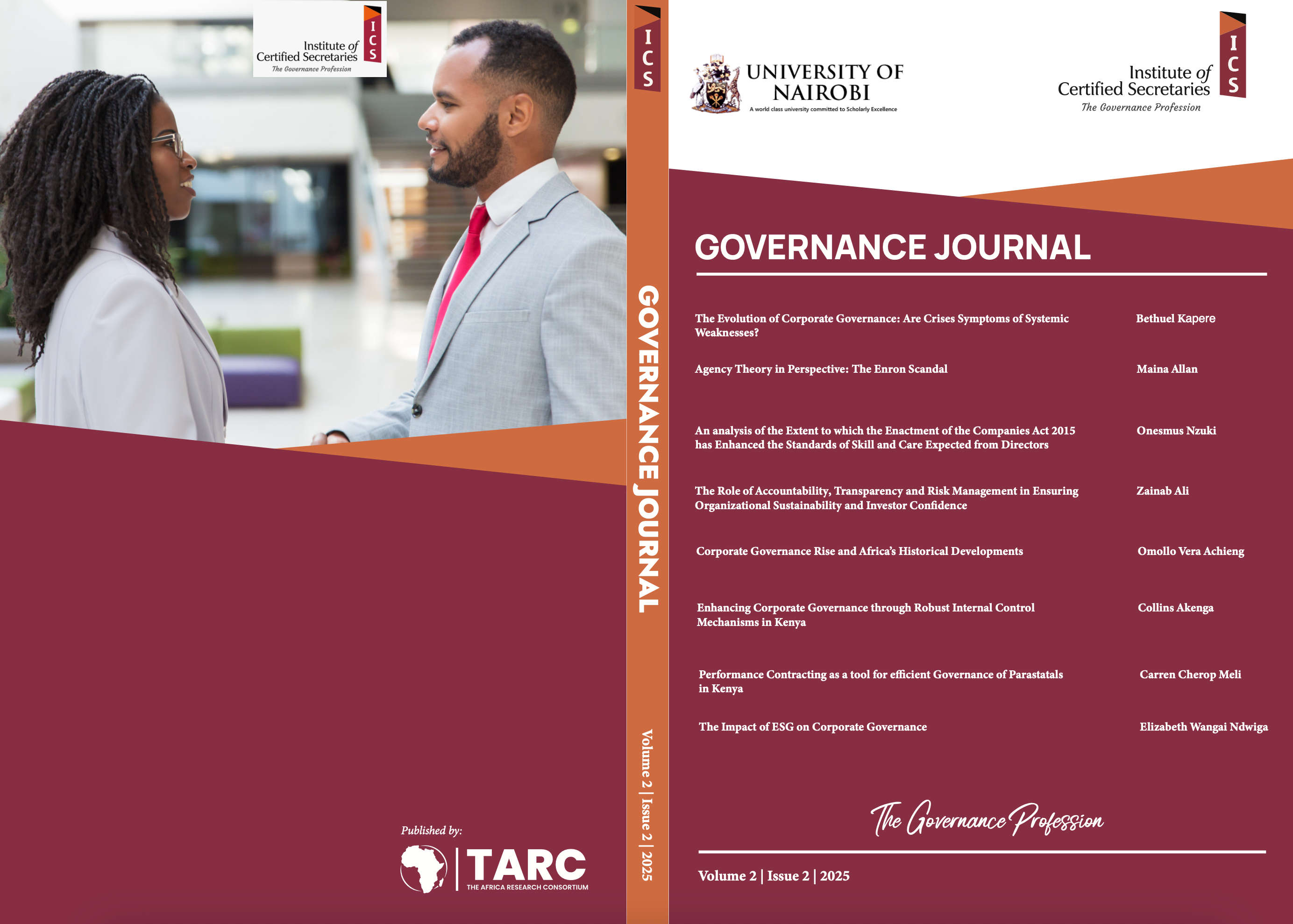 					View Vol. 2 No. 2 (2025): Governance Journal
				